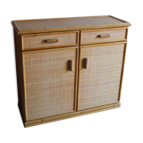 Commode en rotin