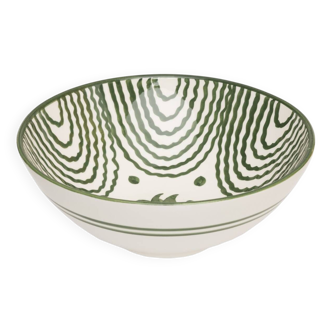 Large green serving bowl