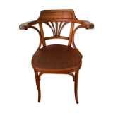 J-J Kohn circa 1900 desk chair stamped and labeled