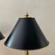 Pair of Empire lamps in bronze and sheet metal