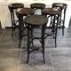 Series of 6 bistro stools
