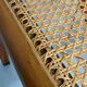 Set of 4 Baumann chairs, Gondola model, wood and cane, 70s