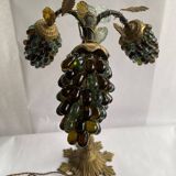 Large grape cluster lamp, Murano glass, 1950.