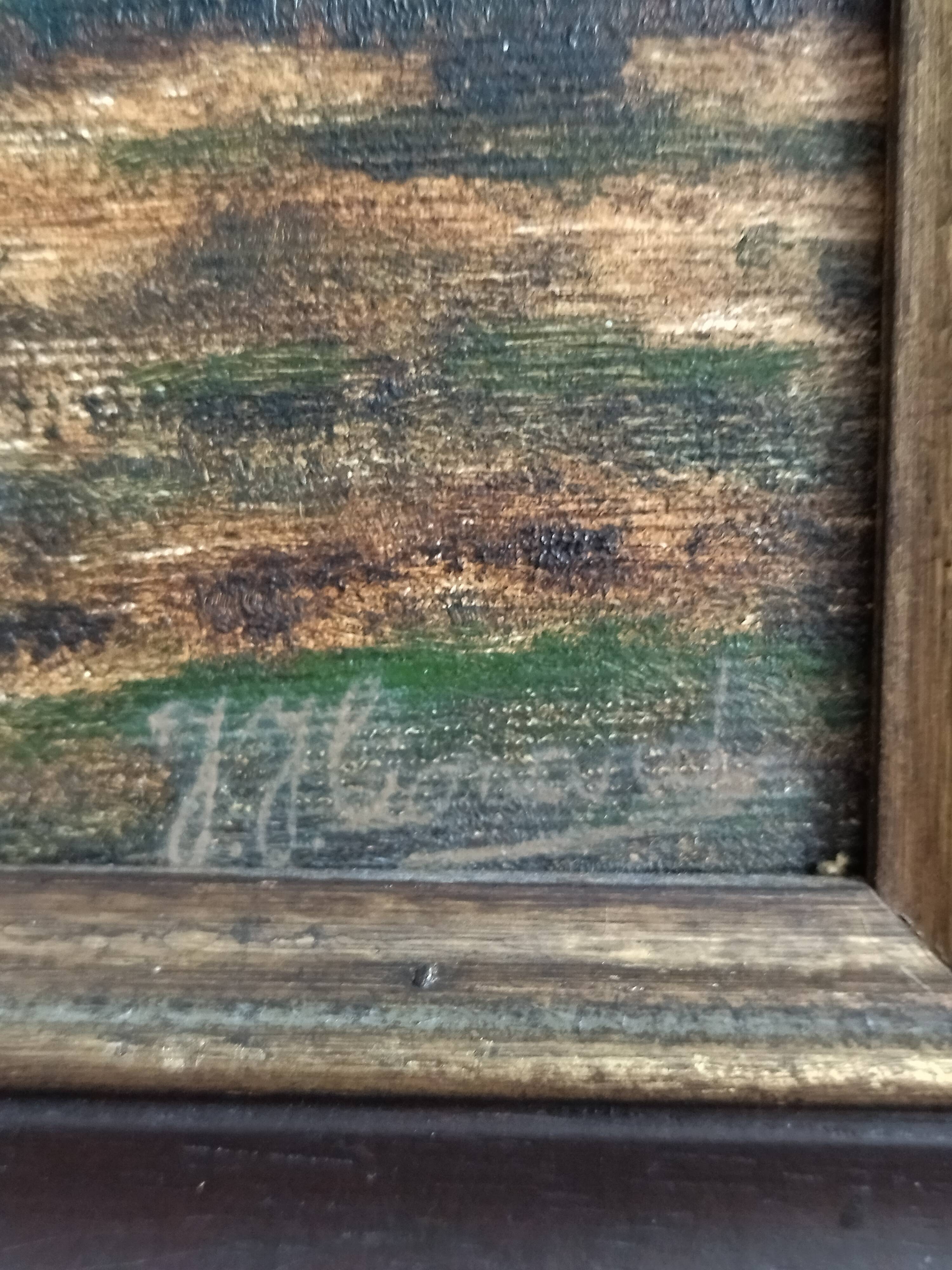 Oil on canvas signed Jean-Jacques Léonard - Liège school