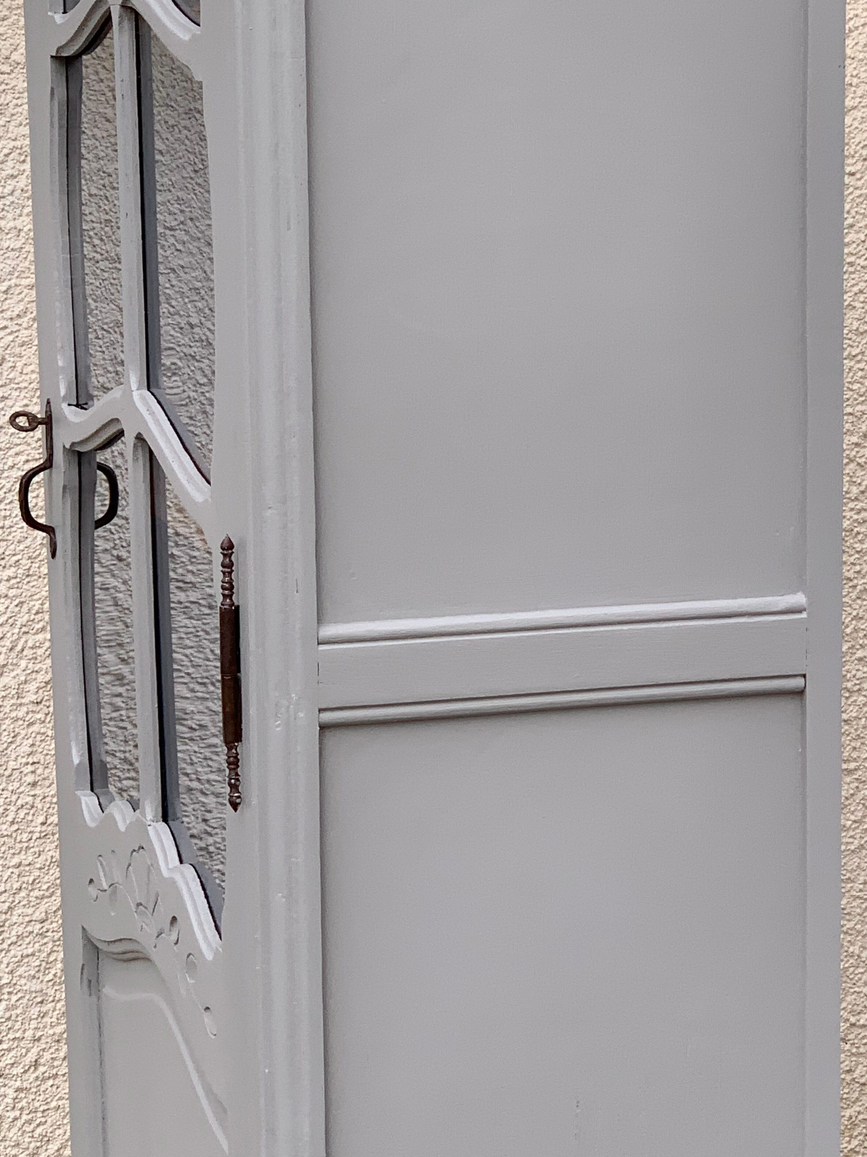 1930s Parisian glass-fronted wardrobe