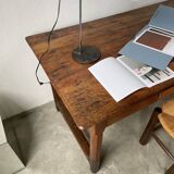 Table de ferme en chêne XVIIIème