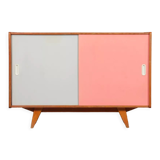Pink and white chest of drawers by Jiri Jiroutek, model U-452 circa 1960