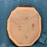Miroir 90x75 sorcière d’époque Napoléon III 1870