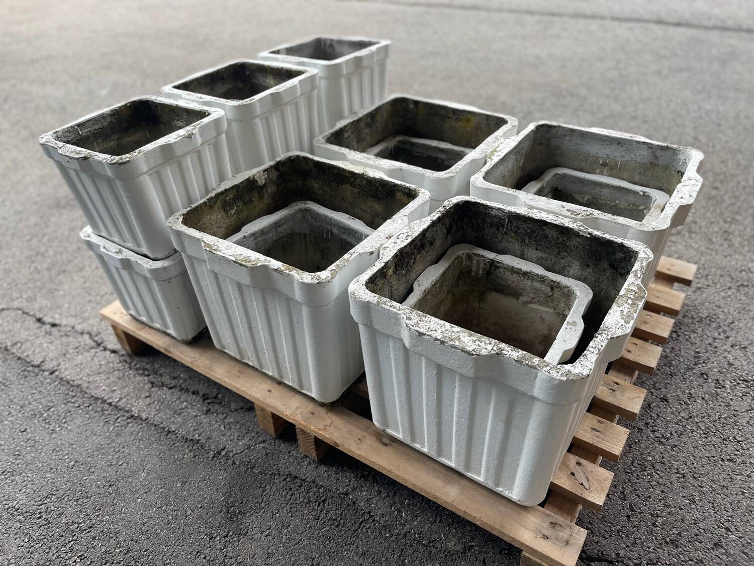 Élo France Square Planter / Flower Box - 1960'