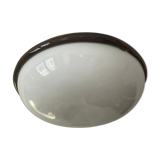 Vintage ceiling lamp in opaline and glass paste