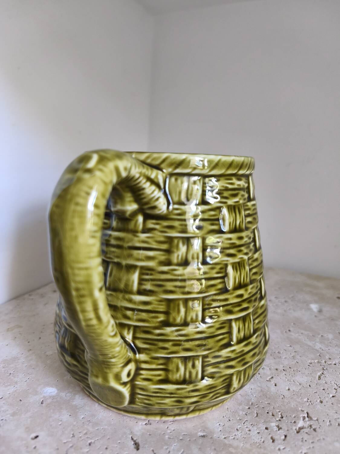 Digoin slipware pitcher