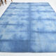 Shades of blue flatweave vintage rug 359x269cm