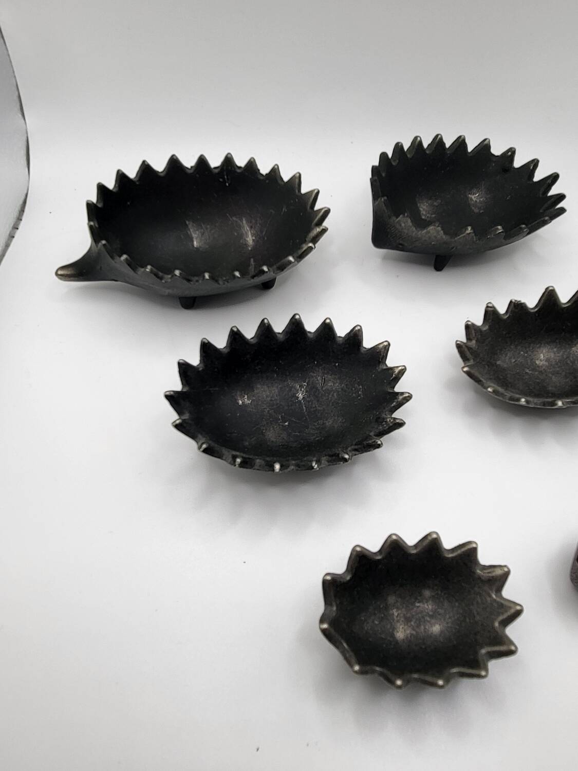 Six Nesting Ashtrays by Walter Bosse, USSR, 1970s