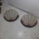 Pair of shell wall lights Art Deco 1930