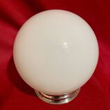 Vintage lamp or ceiling light, white opaline, 50s/60s