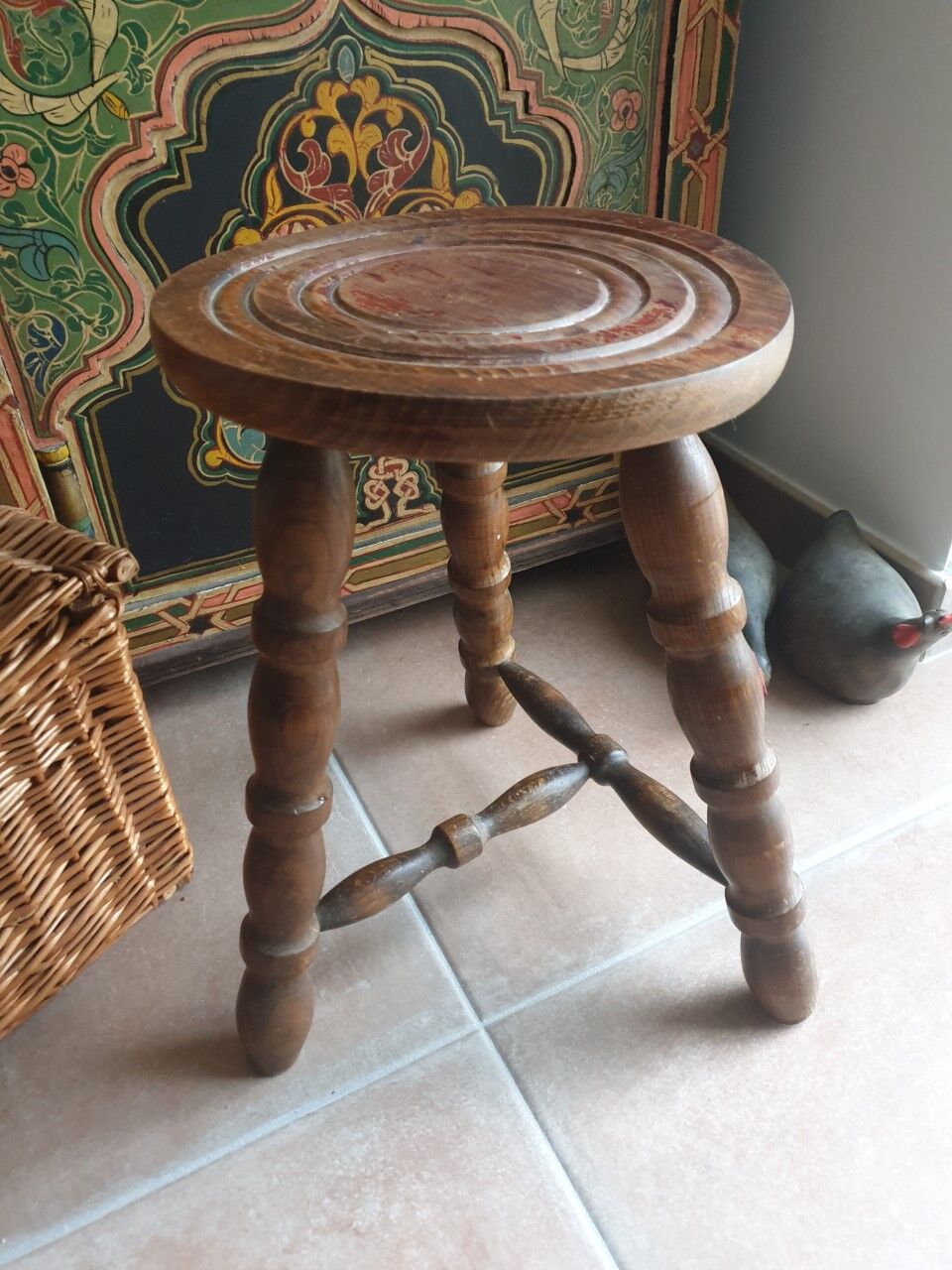 Old farmhouse stool