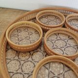 Tray and its 6 vintage sets