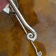 Set of 2 aesthetically designed spiral/twirling salad servers – 18-10 Stainless Steel