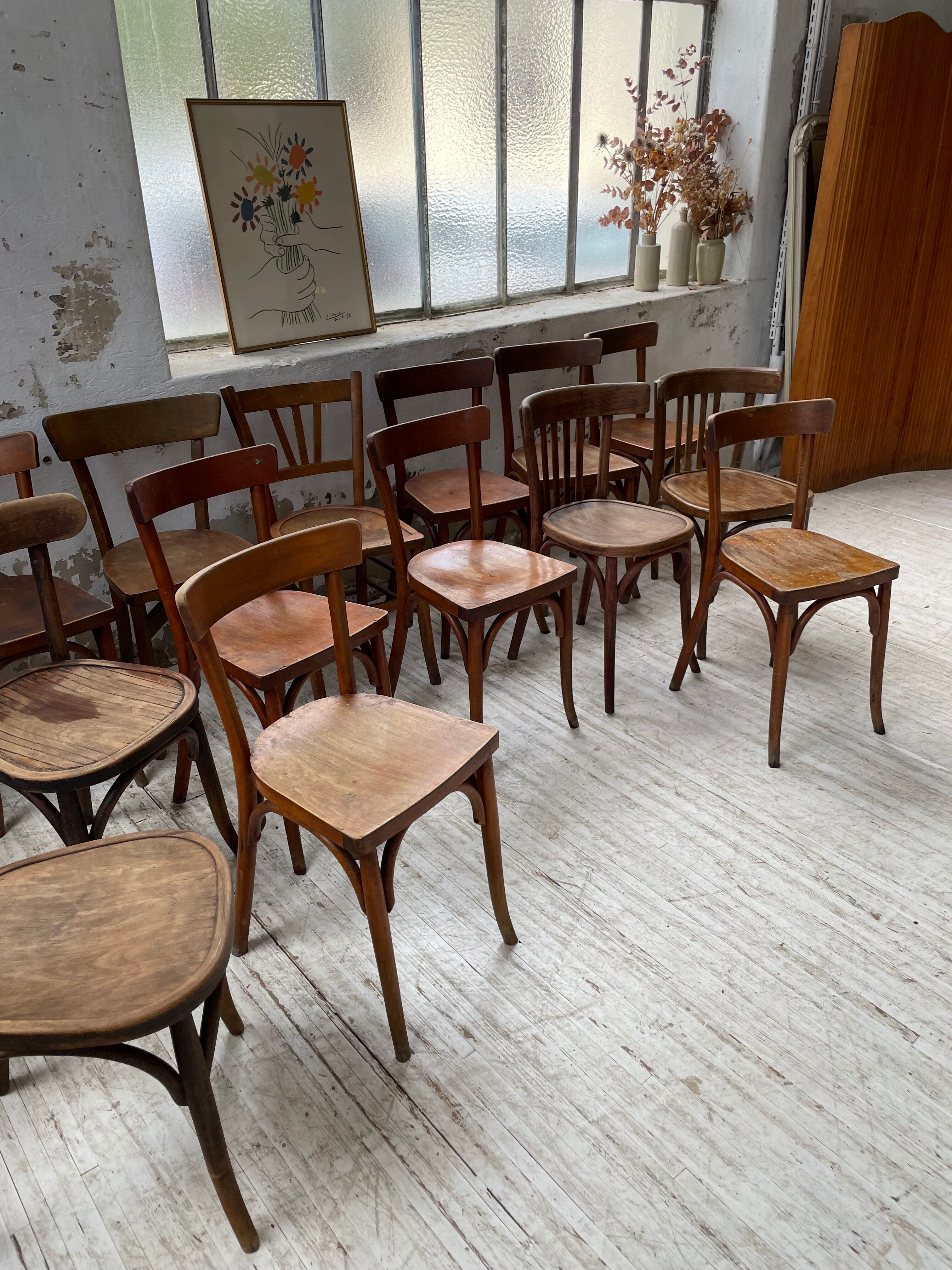 16 Baumann bistro chairs