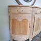 Louis XV style buffet in solid cherry wood, renovated.