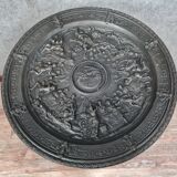 Cast iron pedestal table Napoleon III period around 1850