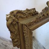 Napoleon III mirror with pediment - 125x75cm