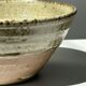 Grand bol vert et brun en céramique indonésienne D18,5 H10
