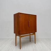 1950s vintage Torbjørn Afdal teak 'Bacchus' bar cabinet Norway
