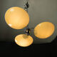 Minimalist 3-flamming Chandelier, 1930s