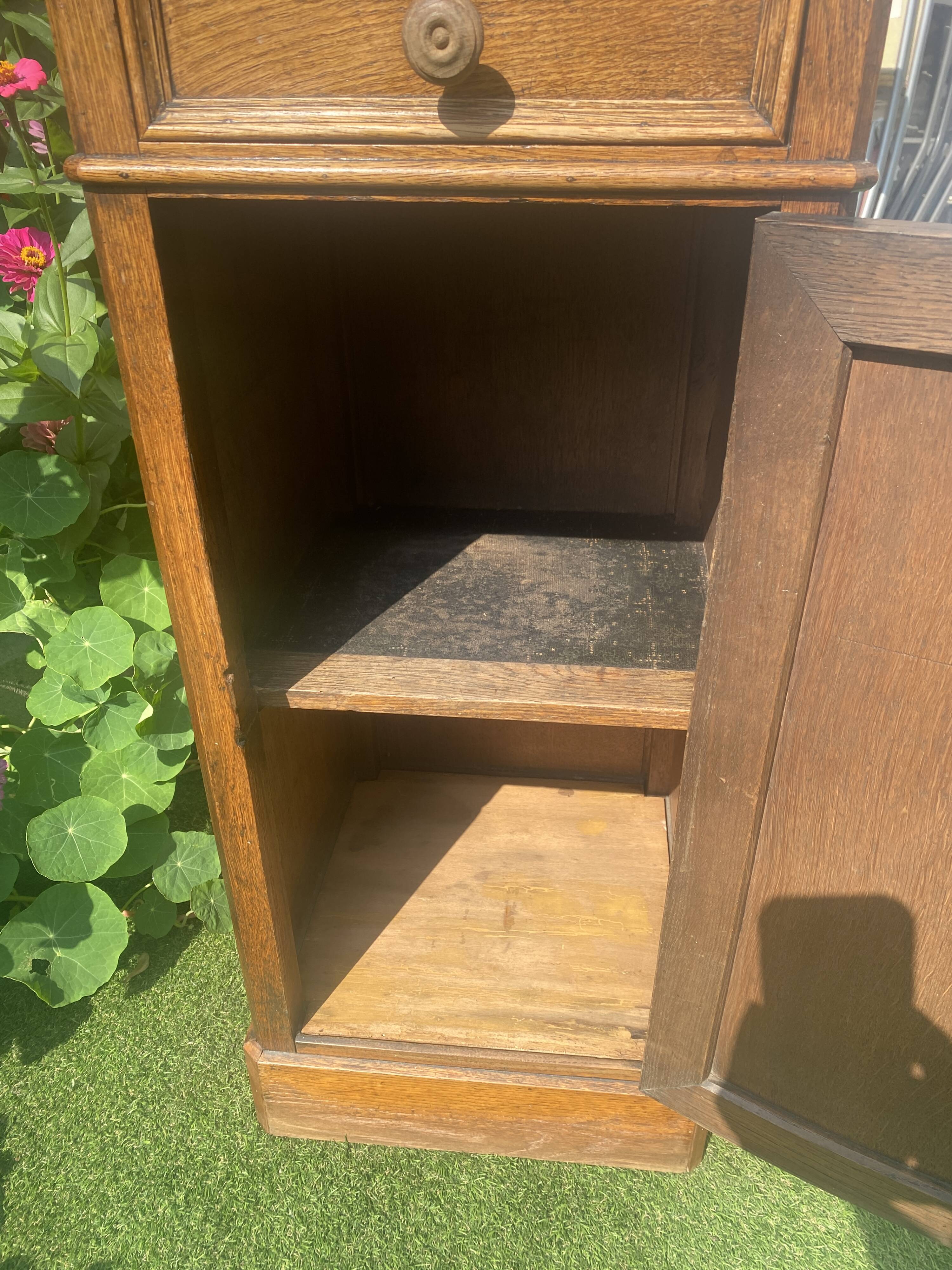 Antique bedside table, Louis Philippe style