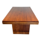 Table de salle à manger Art Déco en bois massif