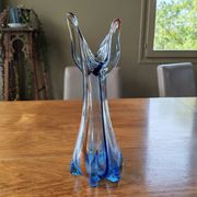 Vase vintage en verre de Murano