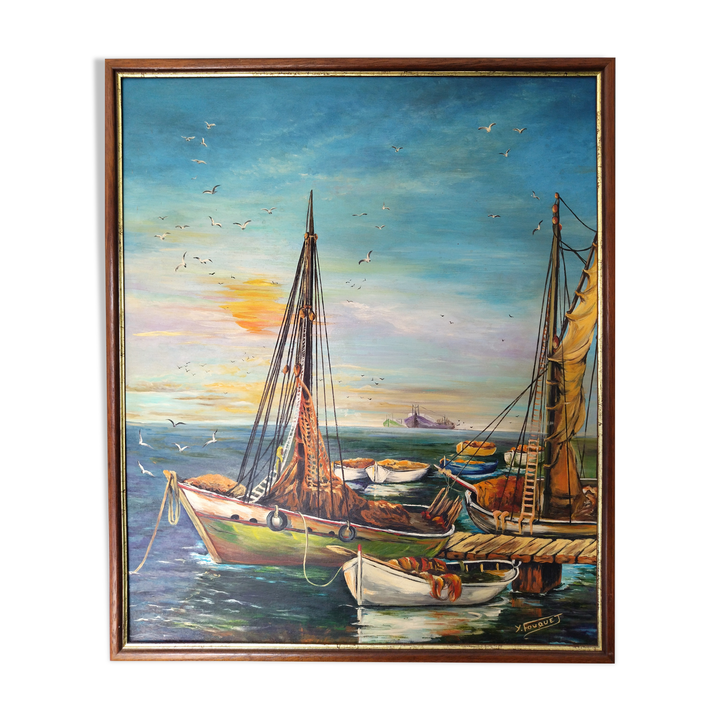 Painting the oil on canvas signed