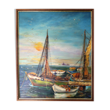 Painting the oil on canvas signed