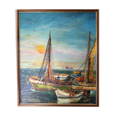 Painting the oil on canvas signed