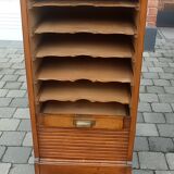 Old cabinet wooden curtain binder