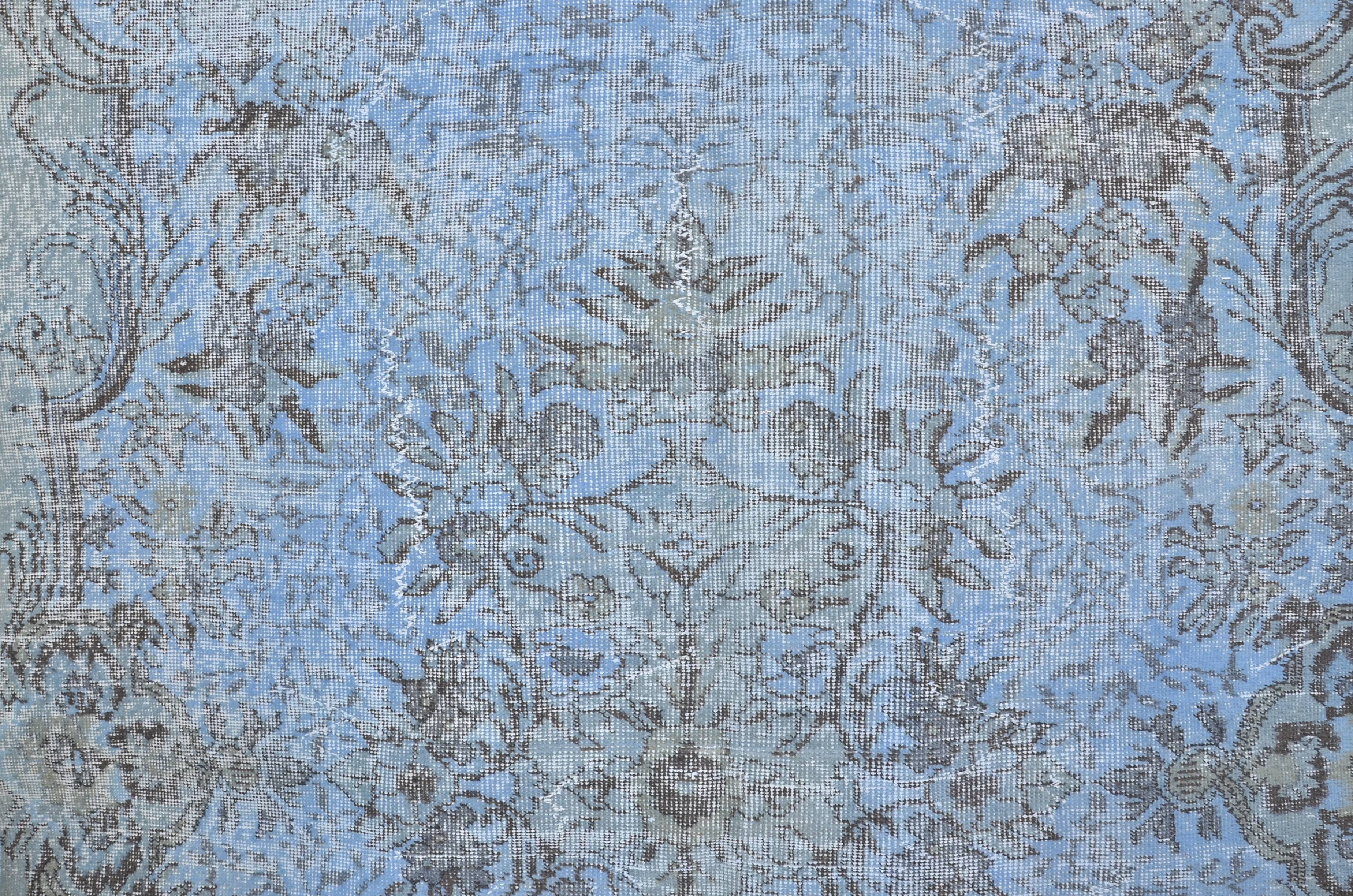 Blue Vintage Oushak Carpet sku 1922