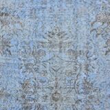 Blue Vintage Oushak Carpet sku 1922