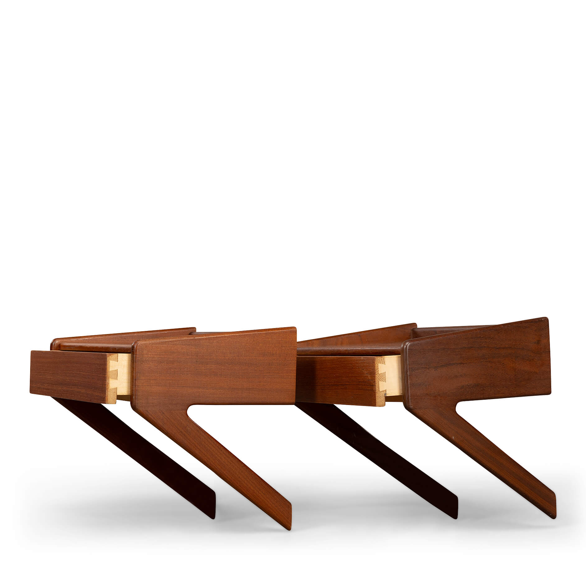 Bedside tables Model 79 in teak by Olhome, 1960s