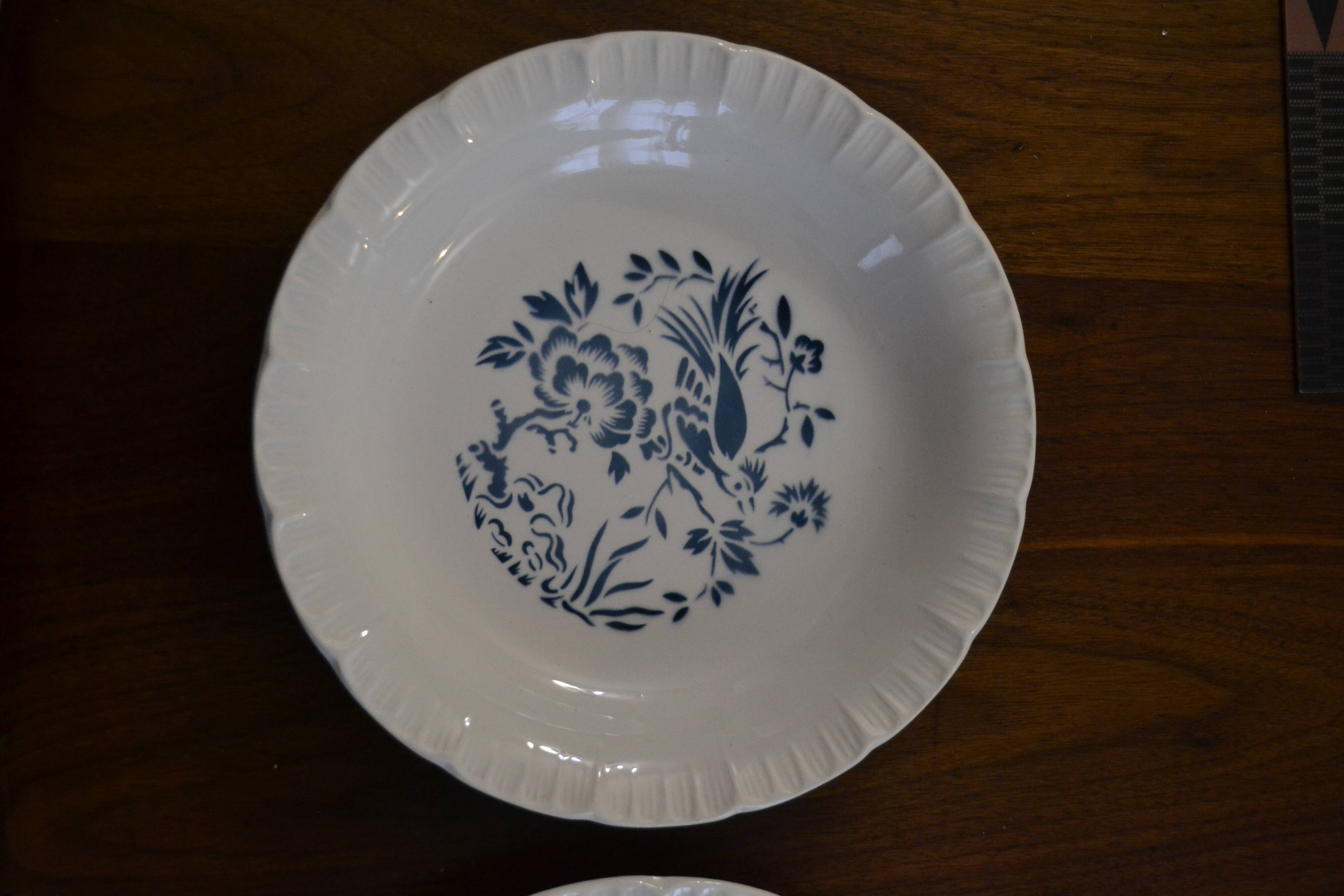 “Touraine” Sarreguemine plates