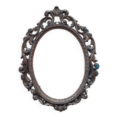 Cadre ovale bronze Brevettato 33 cm