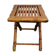 Table basse pliante bambou