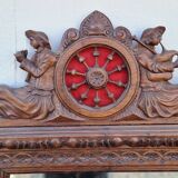 Breton trumeau wall mirror