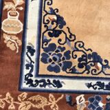 Tapis ancien point noué style chinois 204x310cm