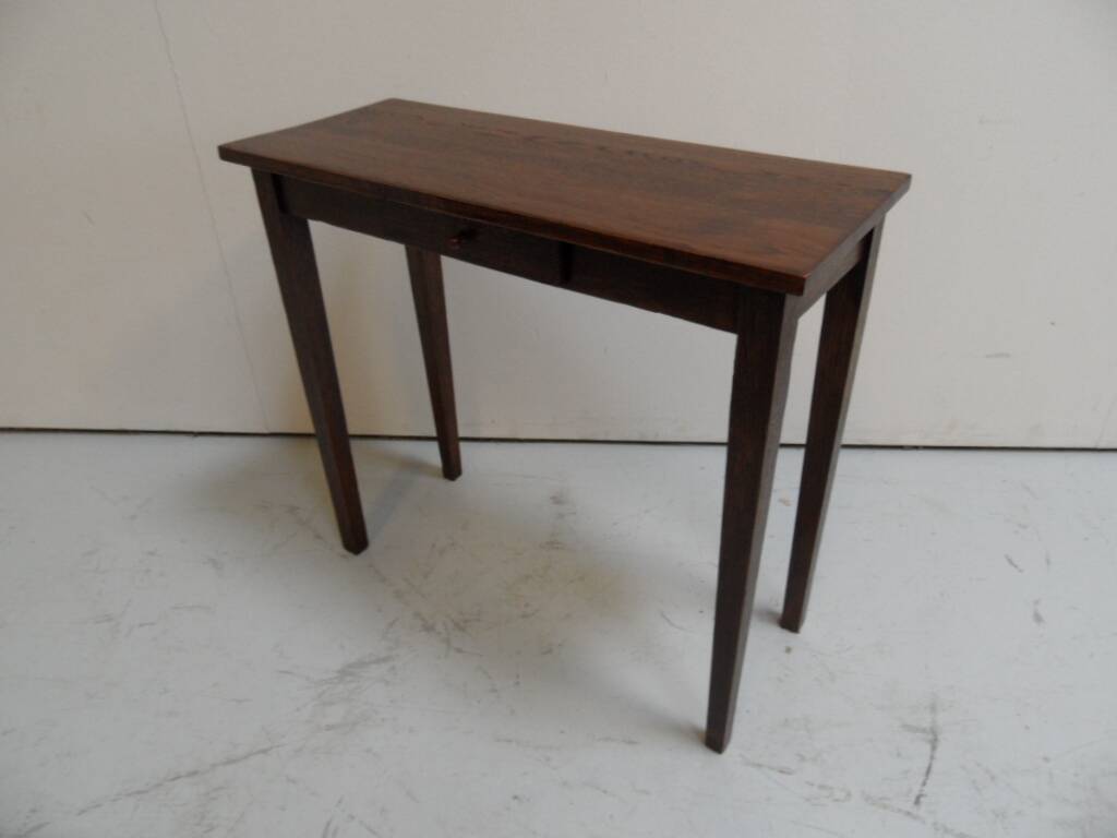 Antique oak sidetable