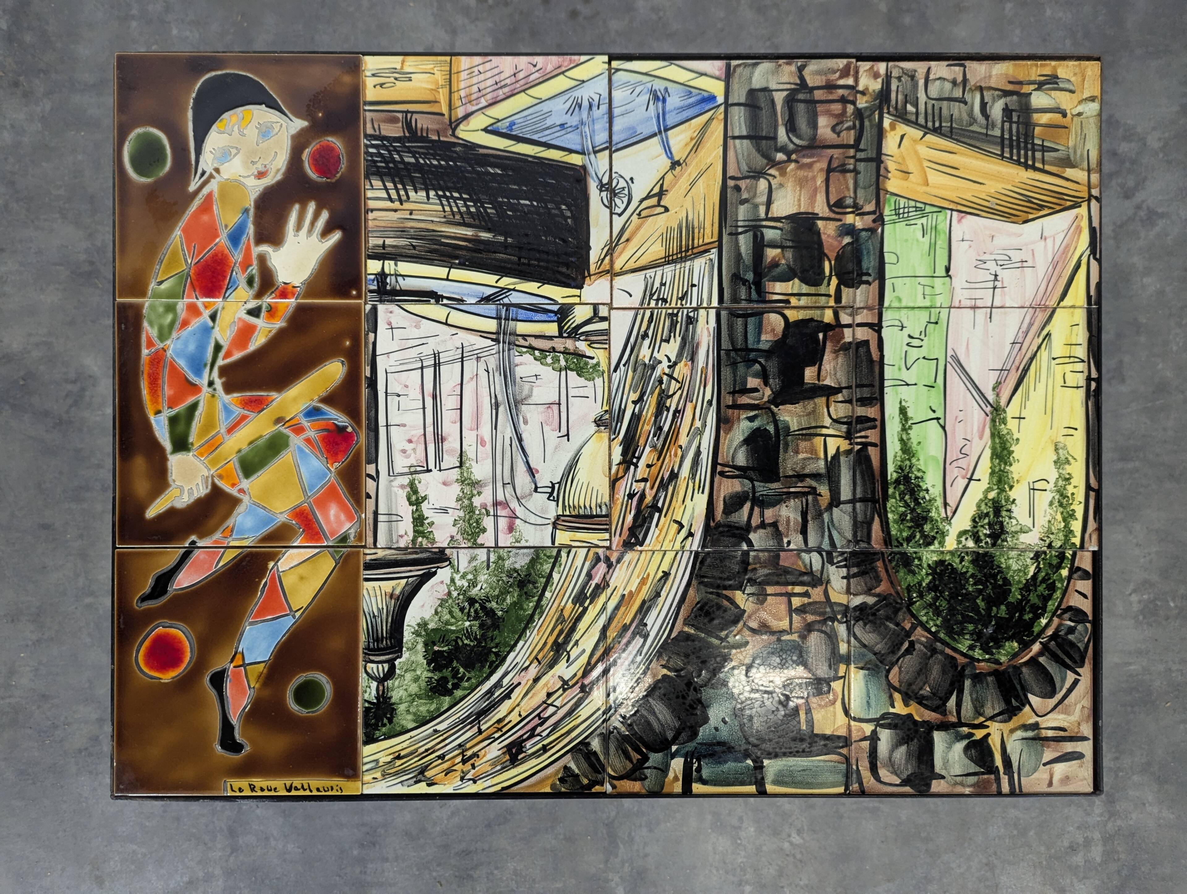 Arlequin coffee table Vallauris