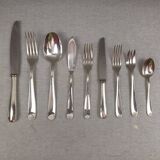 Christofle Dax model - 102-piece silver-plated cutlery set in perfect condition