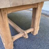 19th century solid oak farmhouse table 240cm
