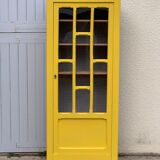 Glass-glazed Parisian wardrobe 1950