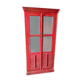 Armoire rouge 2 portes